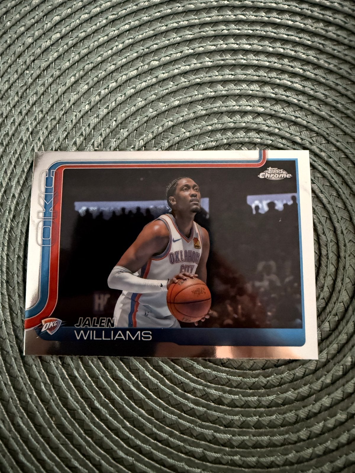 Jalen Williams Topps Chrome Basketbal Kaart, Ophalen of Verzenden, Nieuw, Overige sporten, Spelerskaart