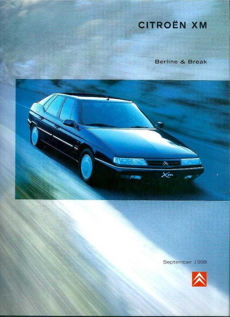 Brochure Citroen XM 1998, Ophalen of Verzenden, Gelezen, Citroën