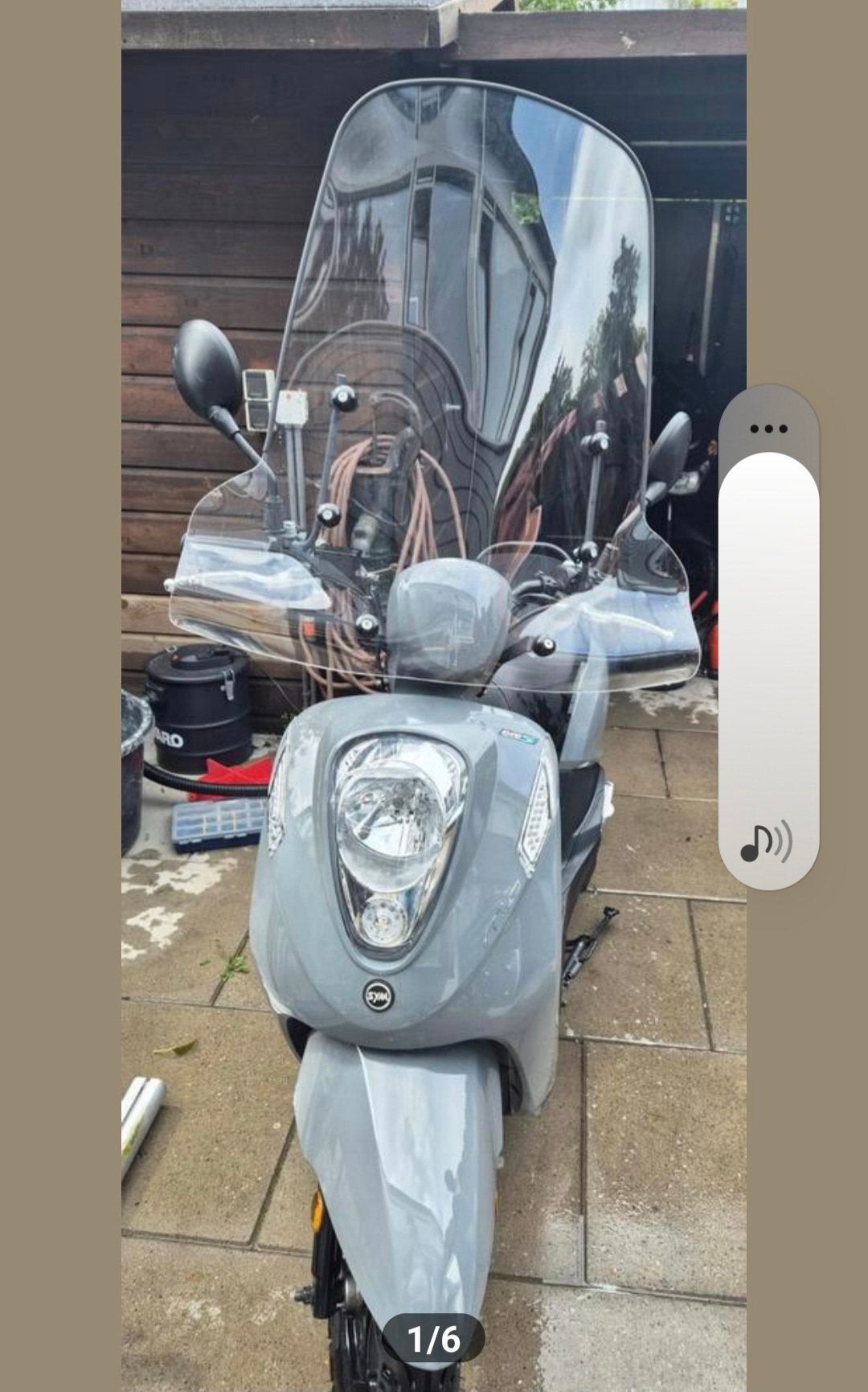 Scooter sym mio, Fietsen en Brommers, Scooters | SYM, Ophalen, Zo goed als nieuw, Benzine, Mio