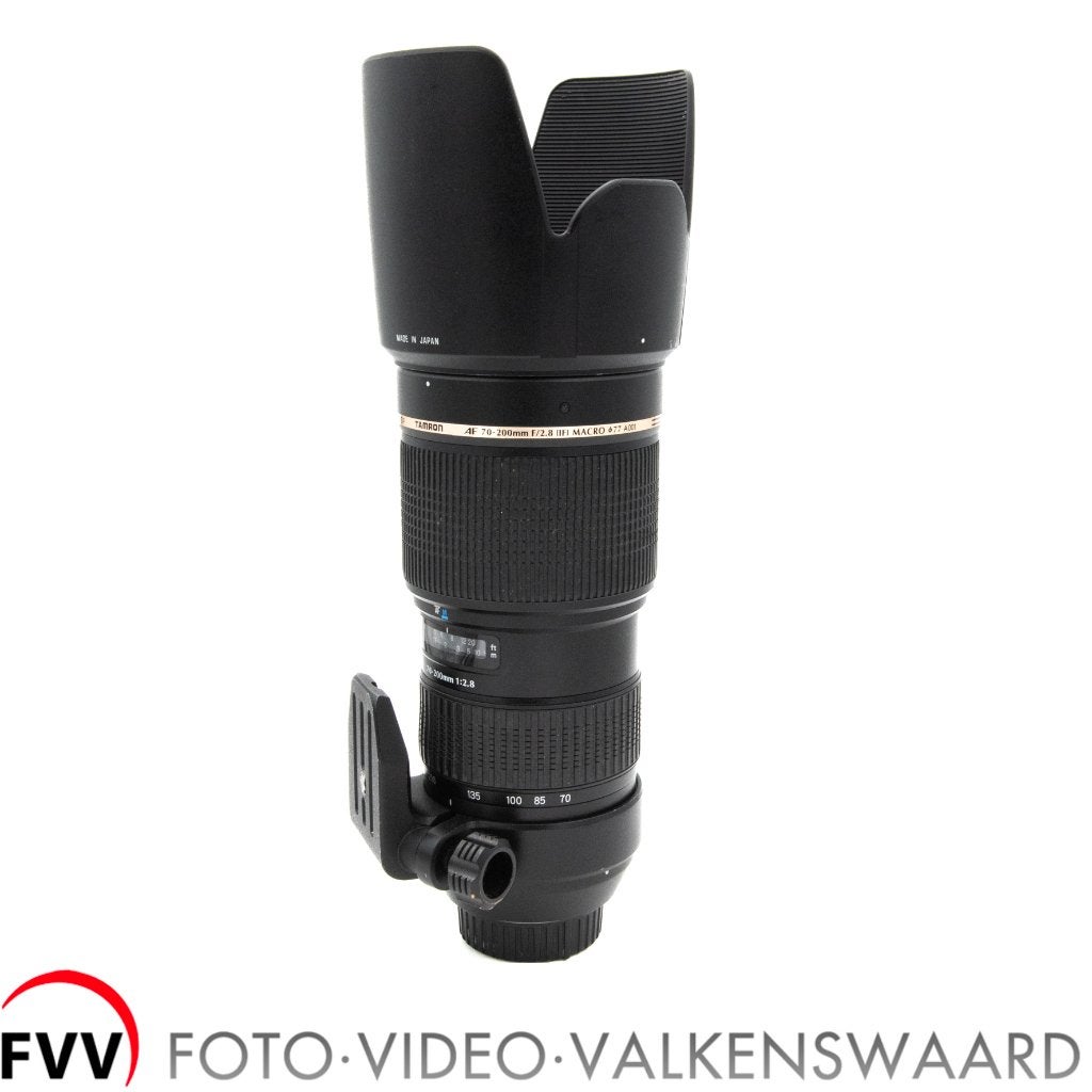 Tamron AF 70-200 mm f/2.8 LD Di SP Macro voor Nikon, Gebruikt, Statiefgondel, Xxx, 200 mm