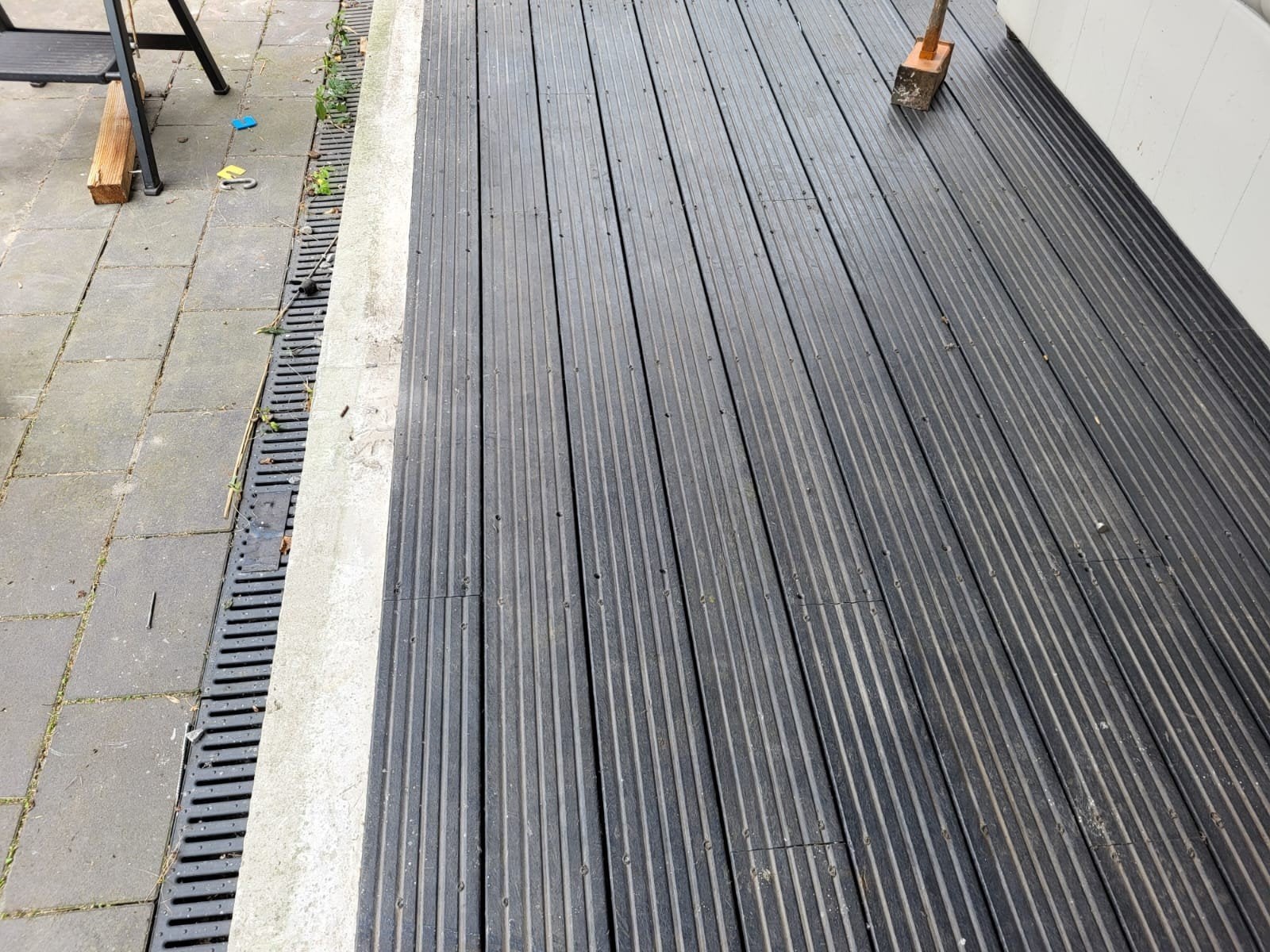 kunststof vloer, Tuin en Terras, Ophalen, Gebruikt, Kunststof