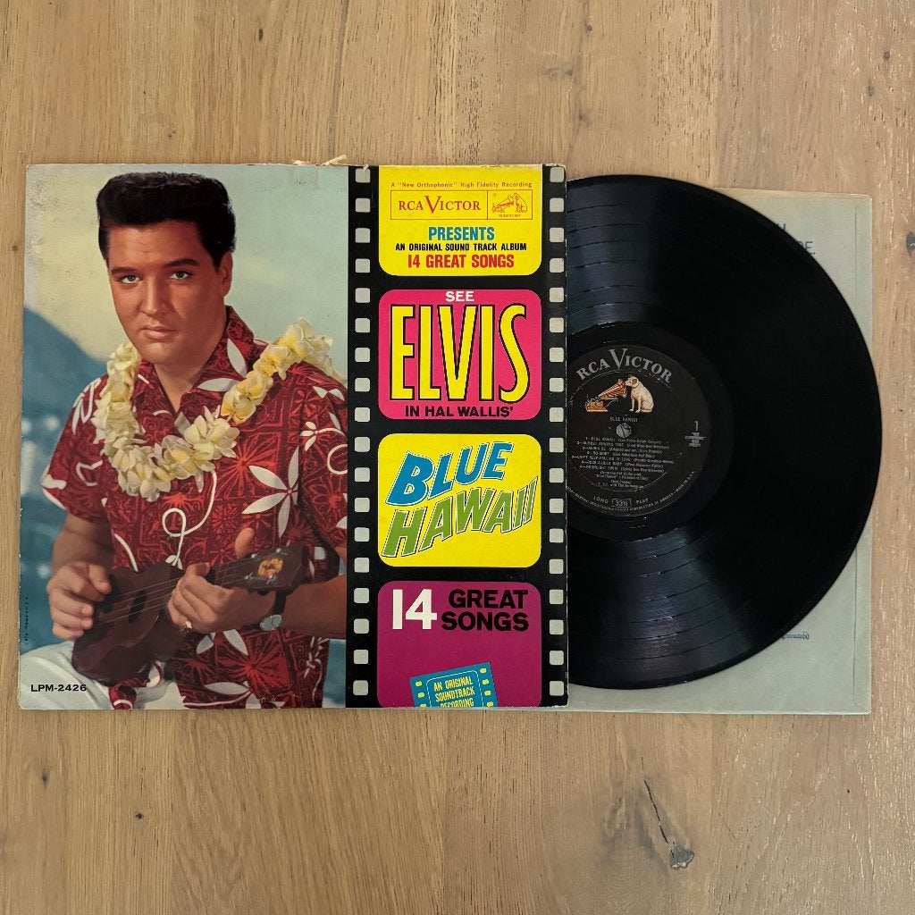 Elvis LP - Blue Hawaii - USA 1961, Cd's en Dvd's, Vinyl | Rock, Gebruikt, Ophalen of Verzenden, Poprock, 1960 - 1969