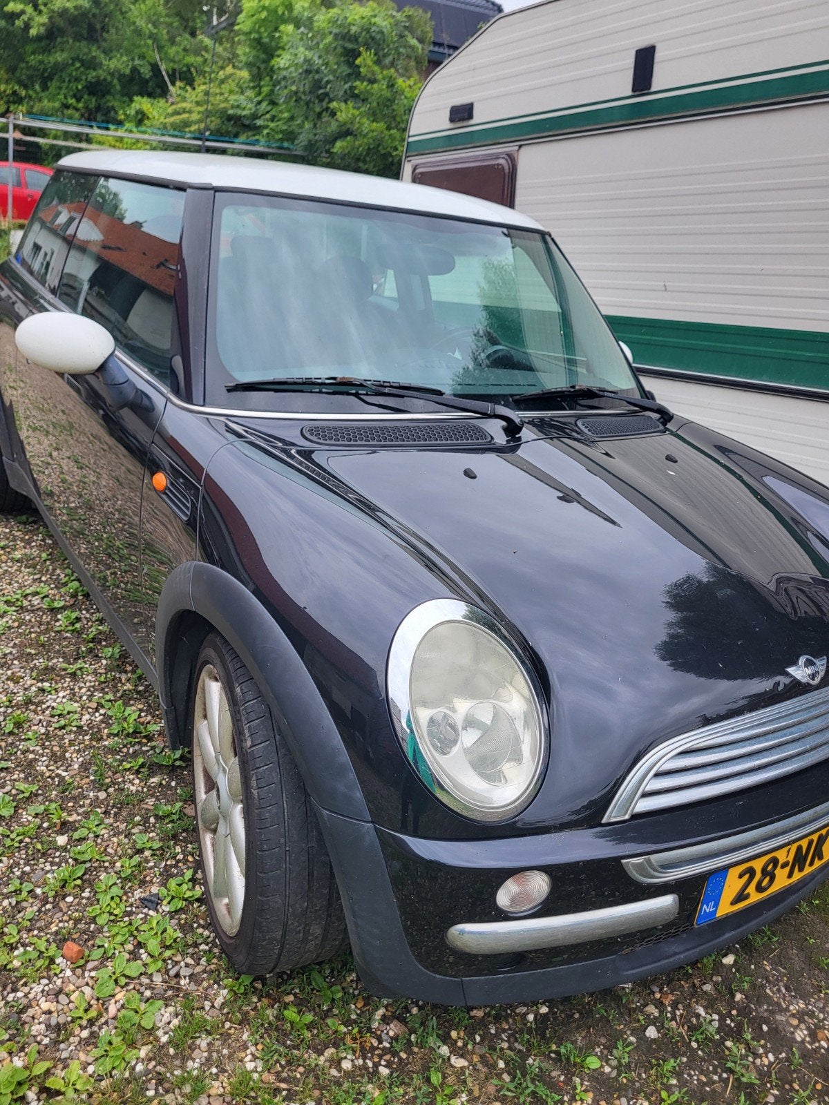 Mini 1.6 16V Cooper 2003 Zwart, Voorwielaandrijving, 4 cilinders, 4 stoelen, Zwart