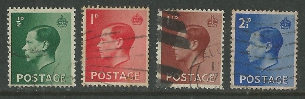 ENGELAND 1936 E.VIII., Michel: 193 X-96 X, Gestempeld., Verzenden, Gestempeld
