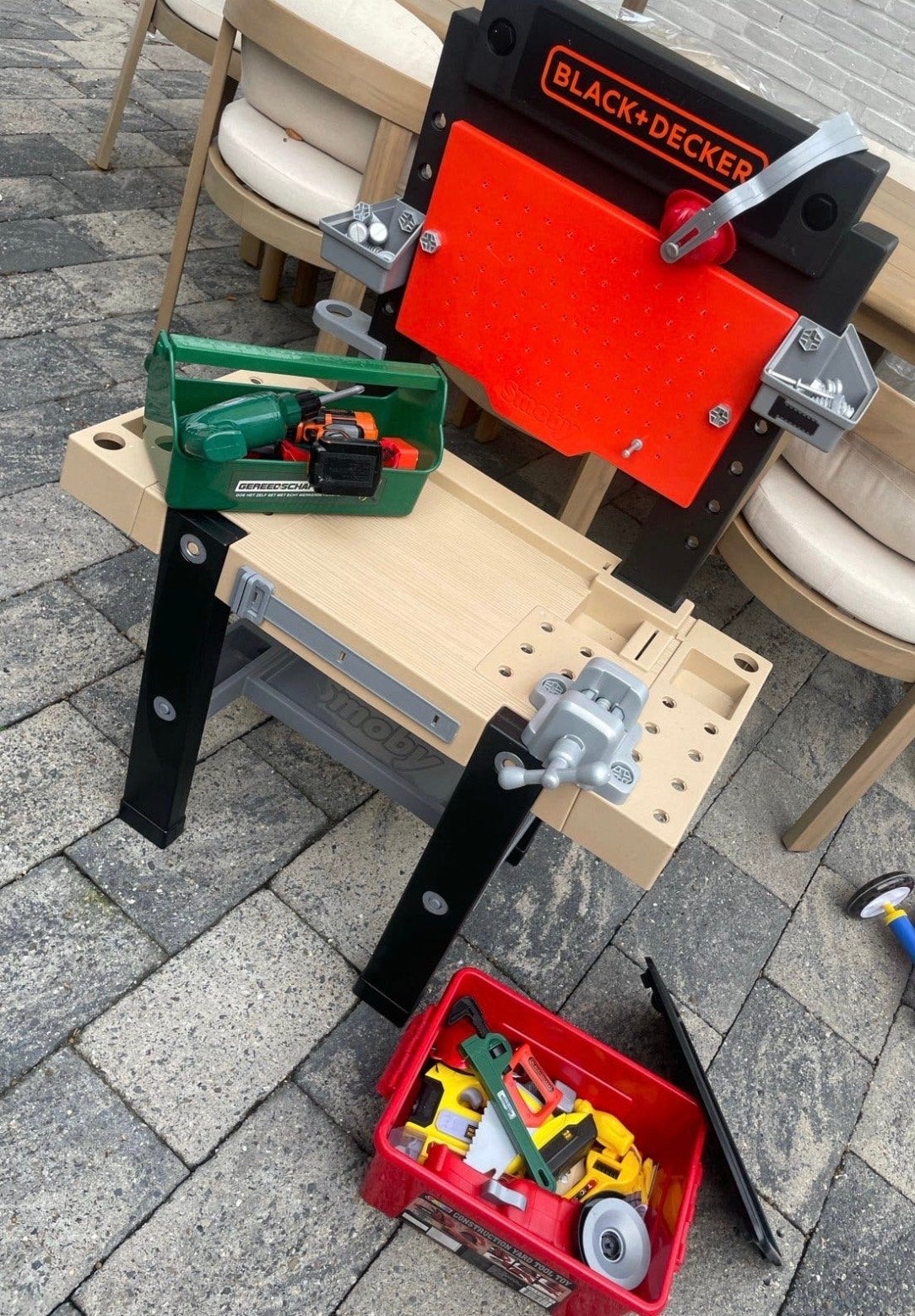 Black+Decker Smoby Werkbank met gereedschap, Ophalen, Gebruikt, Knutselen