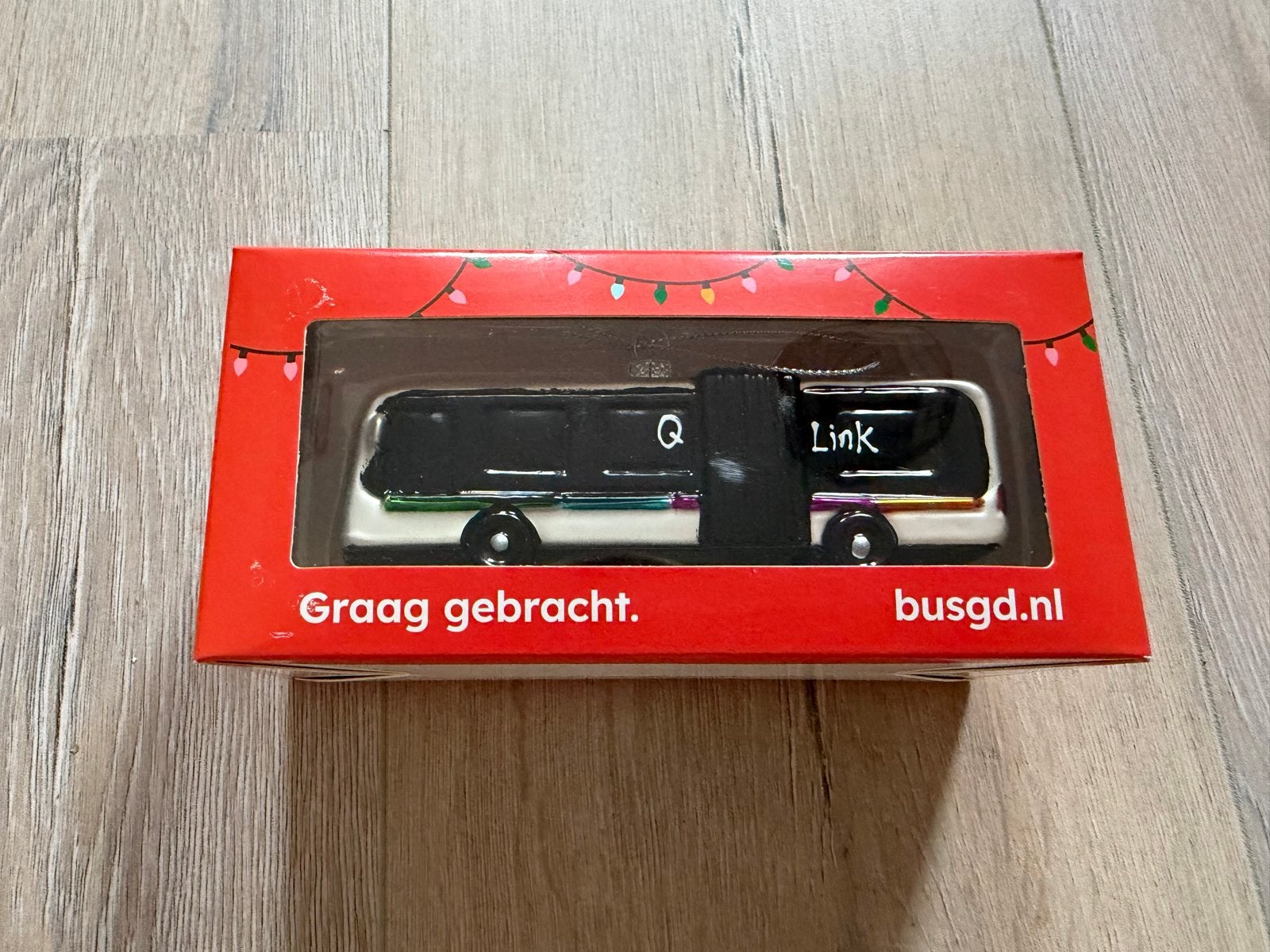 Qbuzz Qlink Ecitaro kersthanger, Ophalen, Nieuw