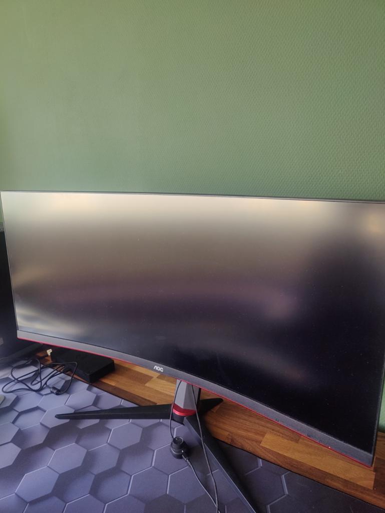 AOC 34 inch Ultrawide QHD 144Hz gaming Monitor, Computers en Software, Monitoren, Gaming, Gebruikt, IPS, 101 t/m 150 Hz