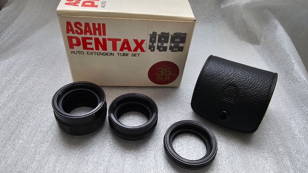 Asahi Pentax Auto extension tube set ongebruikt, Ophalen, Nieuw, Spiegelreflex, Pentax