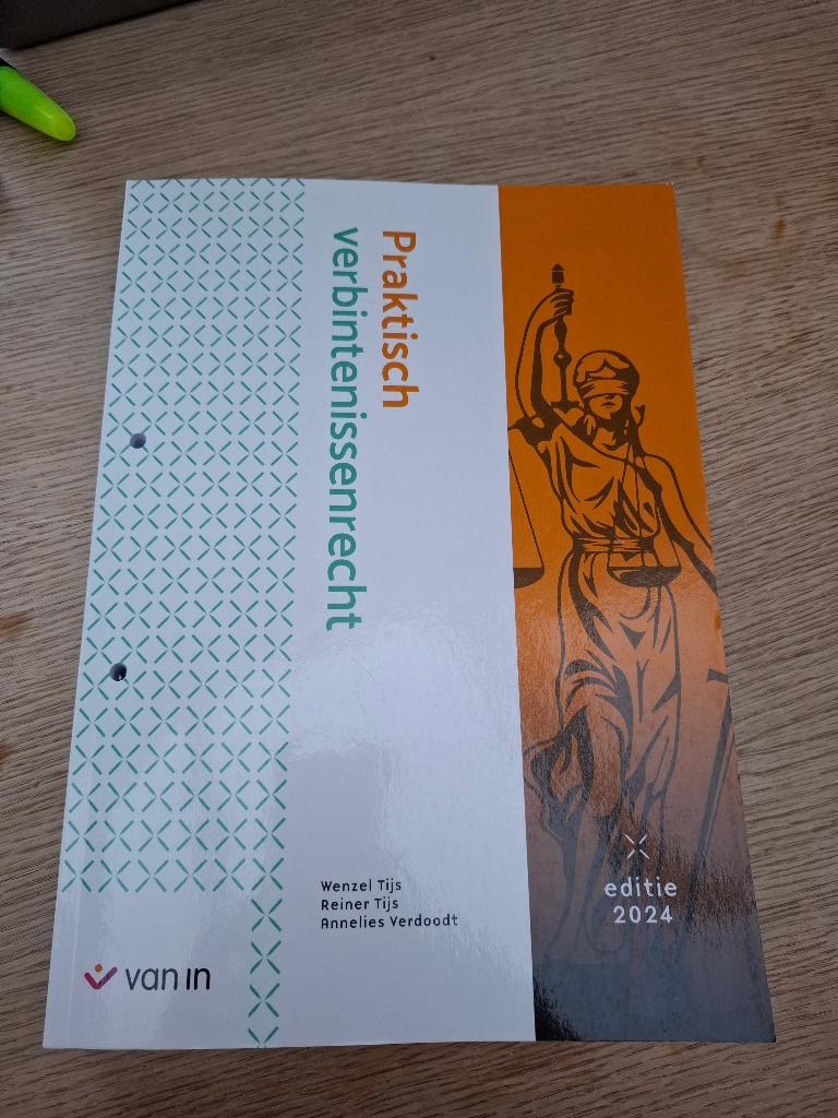 Handboek Praktisch Verbintenissenrecht, Boeken, Studieboeken en Cursussen, Nieuw, Wenzel Tijs, Alpha, HBO