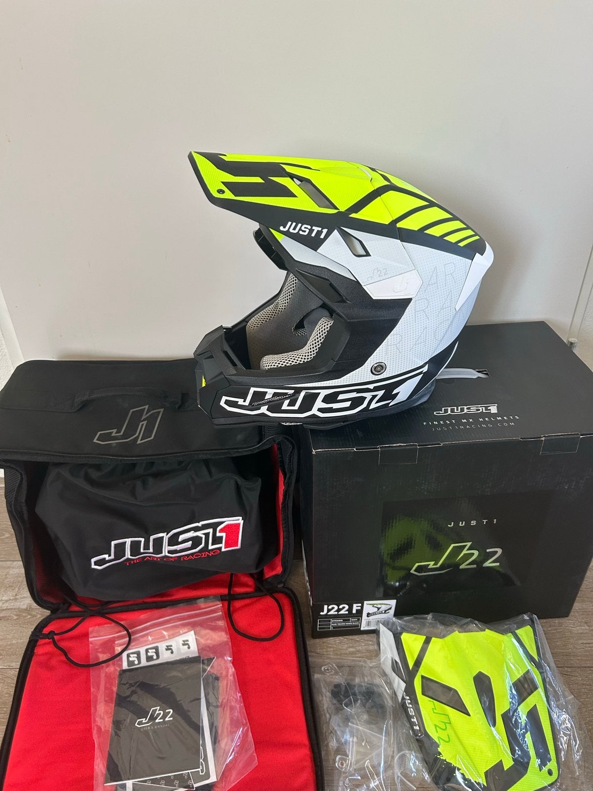 Just1 J22 Carbon offroadhelm maat S, nieuwstaat!, Overige merken, Offroadhelm, Ophalen of Verzenden, Nieuw zonder kaartje