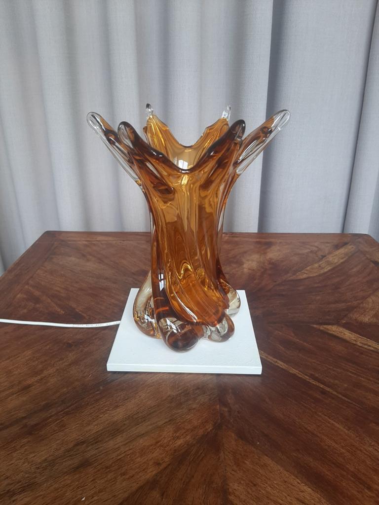 Muranoglas vaas van Fratelli, mondgeblazen, Ophalen