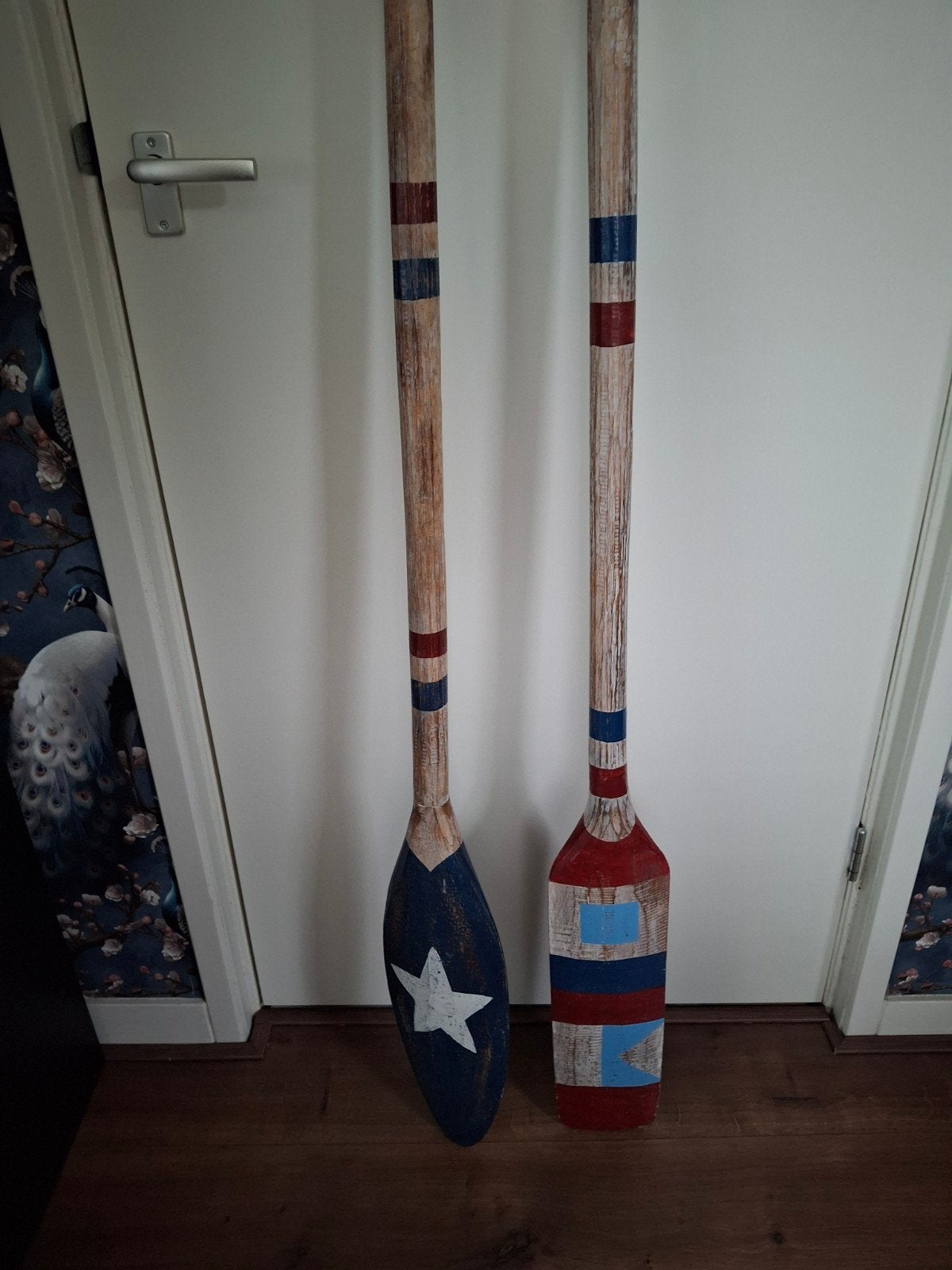 Houten Roeispanen, Ophalen