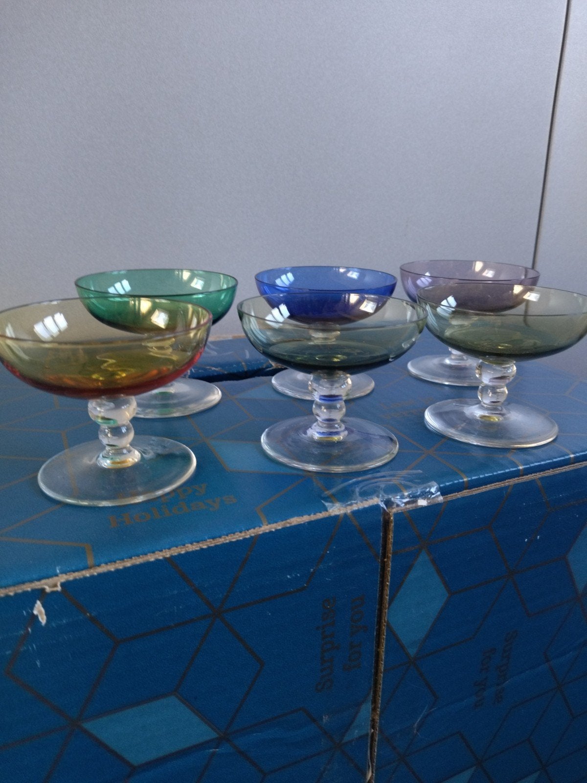 Likeur coupe Kristalunie K11., Glas of Glazen, Ophalen of Verzenden, Overige stijlen, Glas
