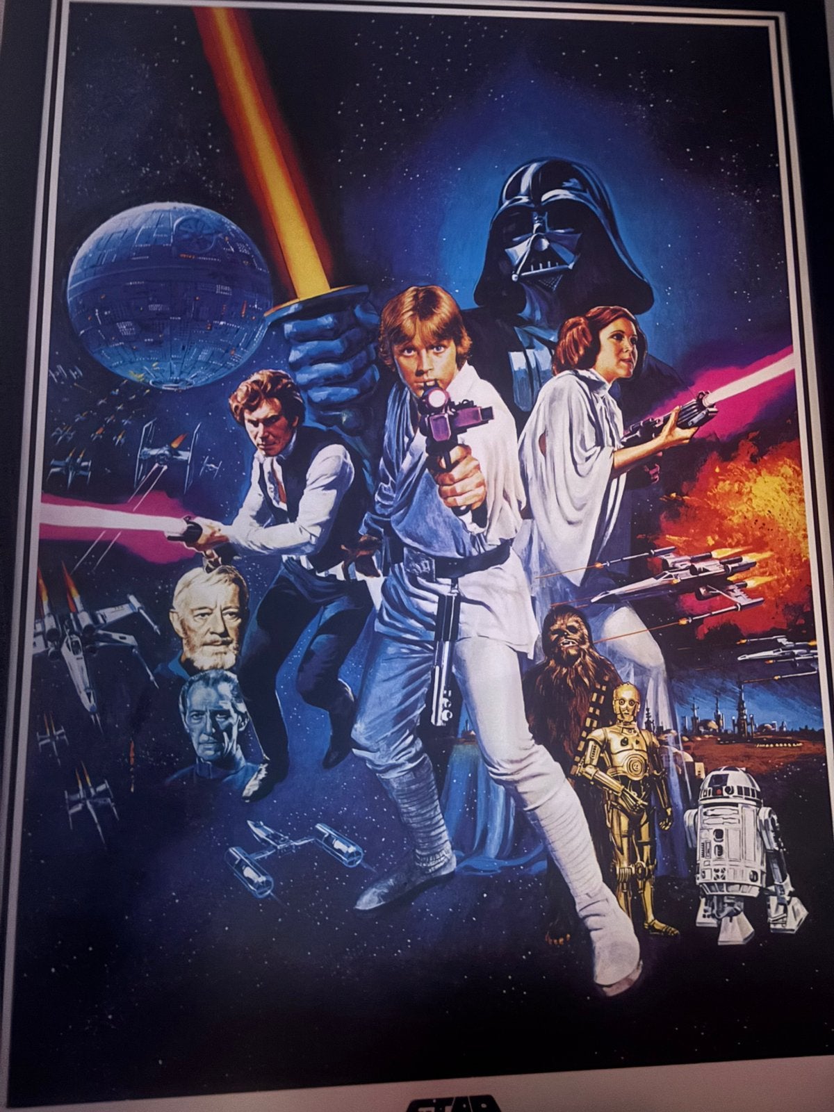 Grote star wars poster, Ophalen, Zo goed als nieuw, A1 t/m A3, Film en Tv