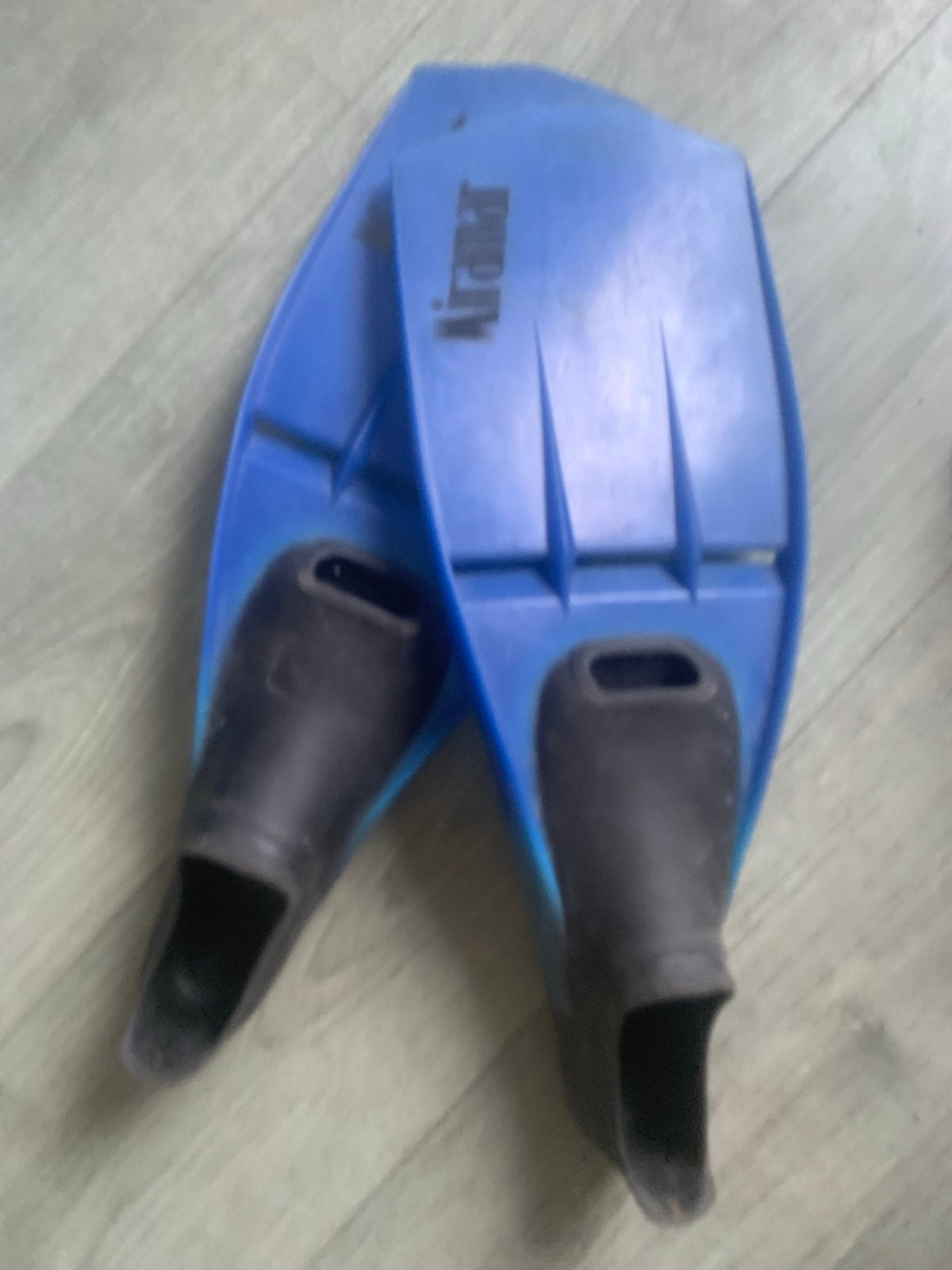 Airamar zwemvliezen - Blauw, Ophalen, Gebruikt, Zwem- of Duikvliezen