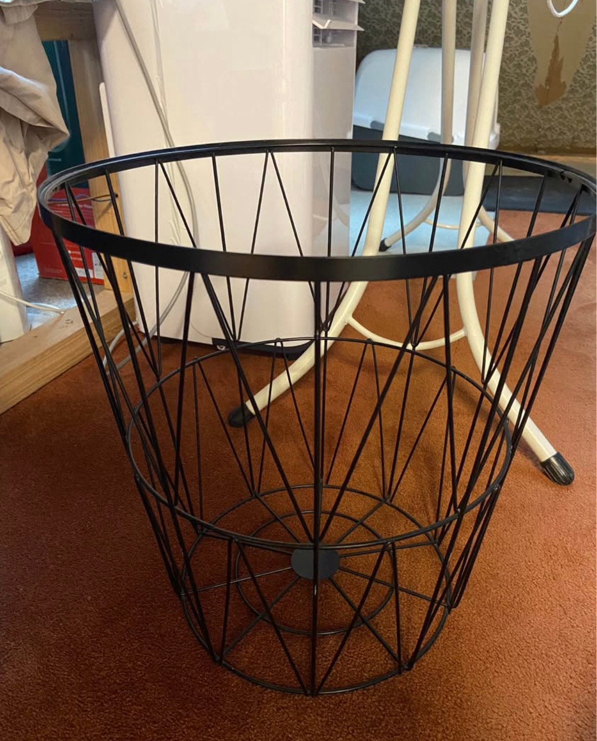 Draadmand, Huis en Inrichting, Woonaccessoires | Schalen en Manden, Ophalen of Verzenden, Zo goed als nieuw, Rond, Overige materialen