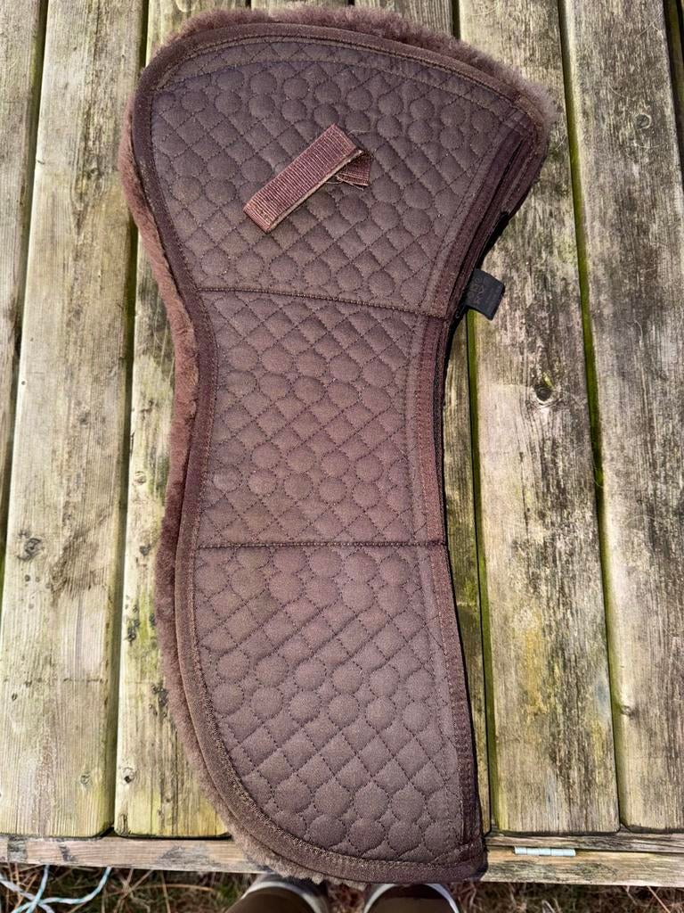 Edix 8-pocket half pad merino wol ZGAN, Ophalen of Verzenden, Zo goed als nieuw, Bruin, Wol