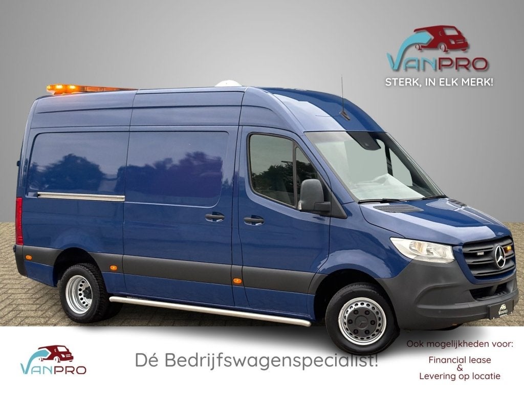 Mercedes-benz SPRINTER 514 CDI L2H2 / Dealeronderhouden / 2x, Automaat, Blauw, Bedrijf, Diesel