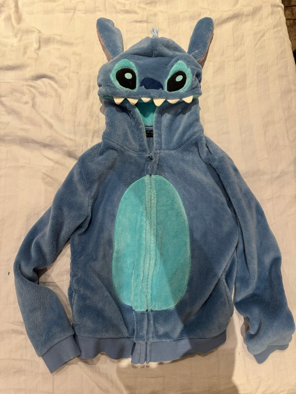 Disney Stitch Fleece Vest - Maat 8A, Ophalen of Verzenden, Gebruikt, Jongen of Meisje