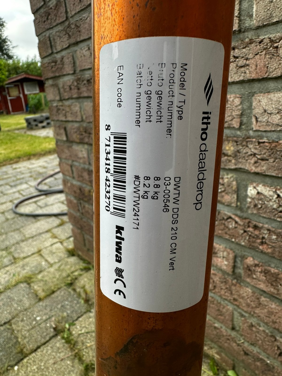 Into Daalderop Douche WTW, Ophalen, Gebruikt, 2 tot 4 meter, 80 mm of meer