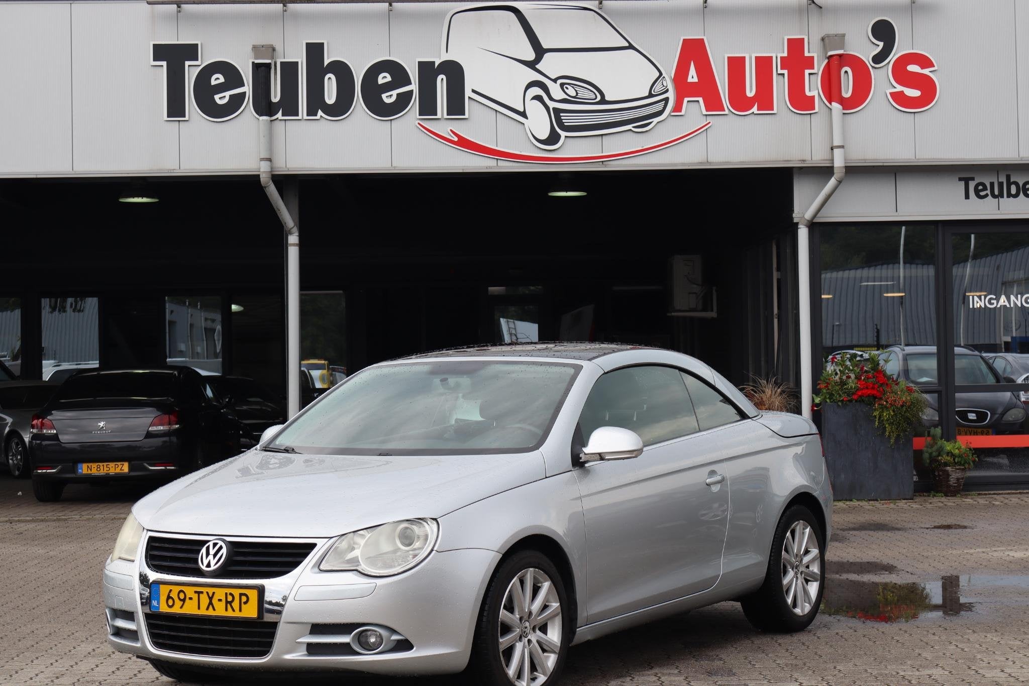 Volkswagen Eos 2.0-16v FSI !Zie Opmerking! Airco, Cruise con, Voorwielaandrijving, Stof, Gebruikt, Zwart