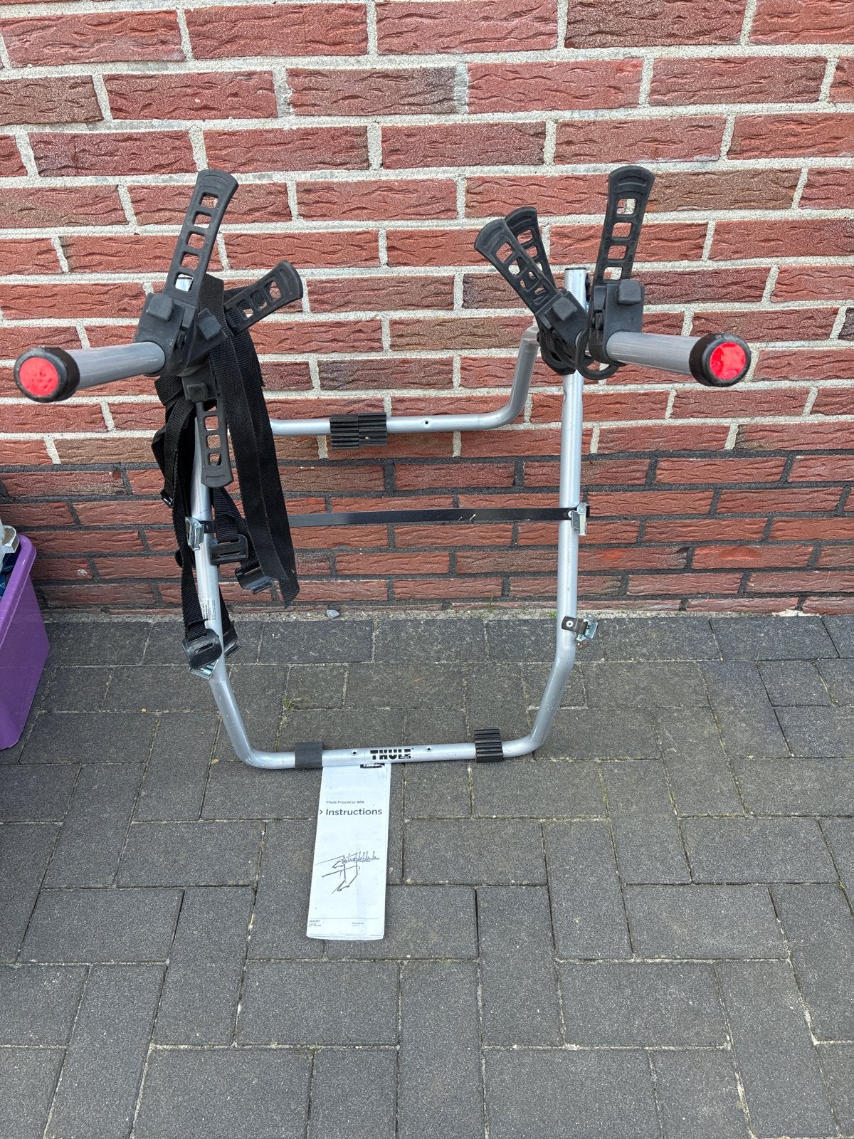 Thule Freeway 968 Achterklepdrager voor 2 fietsen, Auto diversen, Fietsendragers, Gebruikt, Achterklepdrager, 2 fietsen, Ophalen of Verzenden