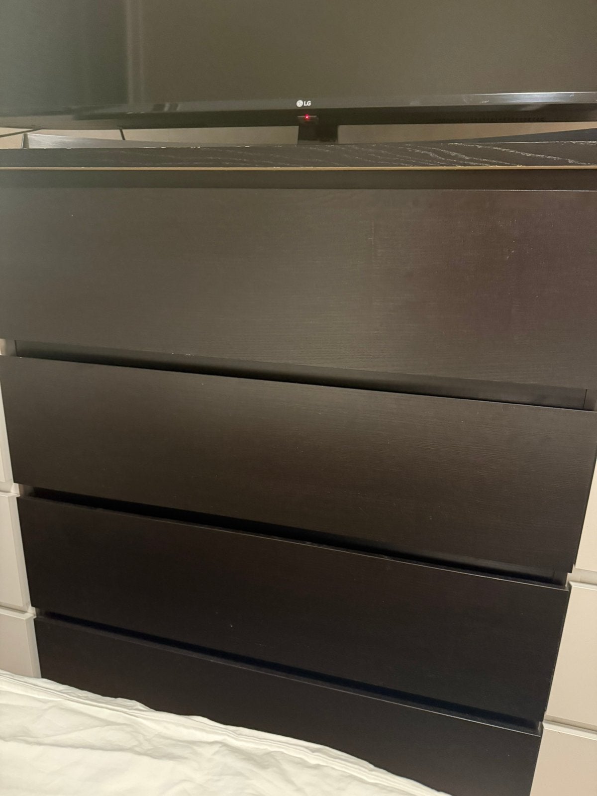 Malm kast ikea, Zo goed als nieuw, 3 of 4 laden, Minder dan 100 cm, 25 tot 50 cm