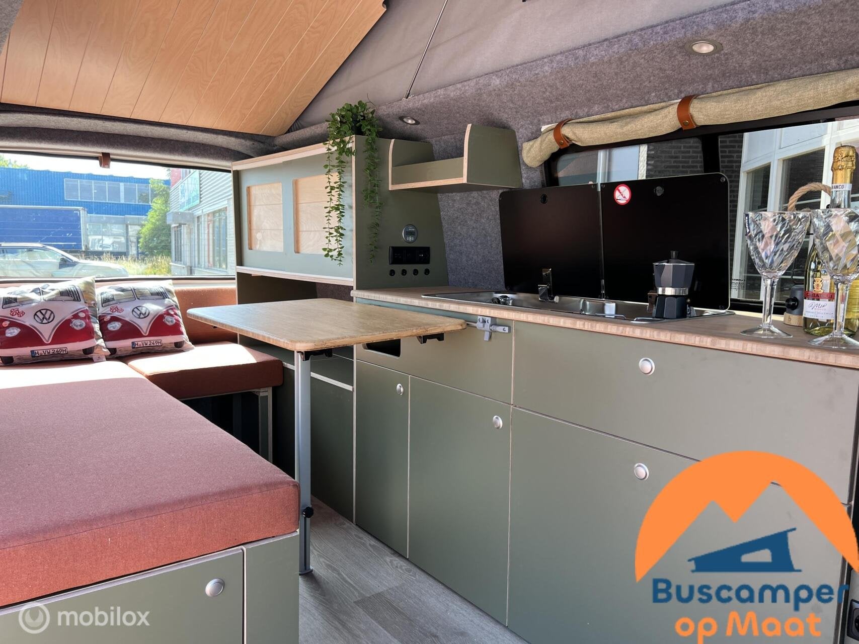 Volkswagen T6 2018 L2H1 Nevada 2018 Automaat two-tone, Automaat, Verkoop@buscamperopmaat.nl, Bedrijf, Diesel