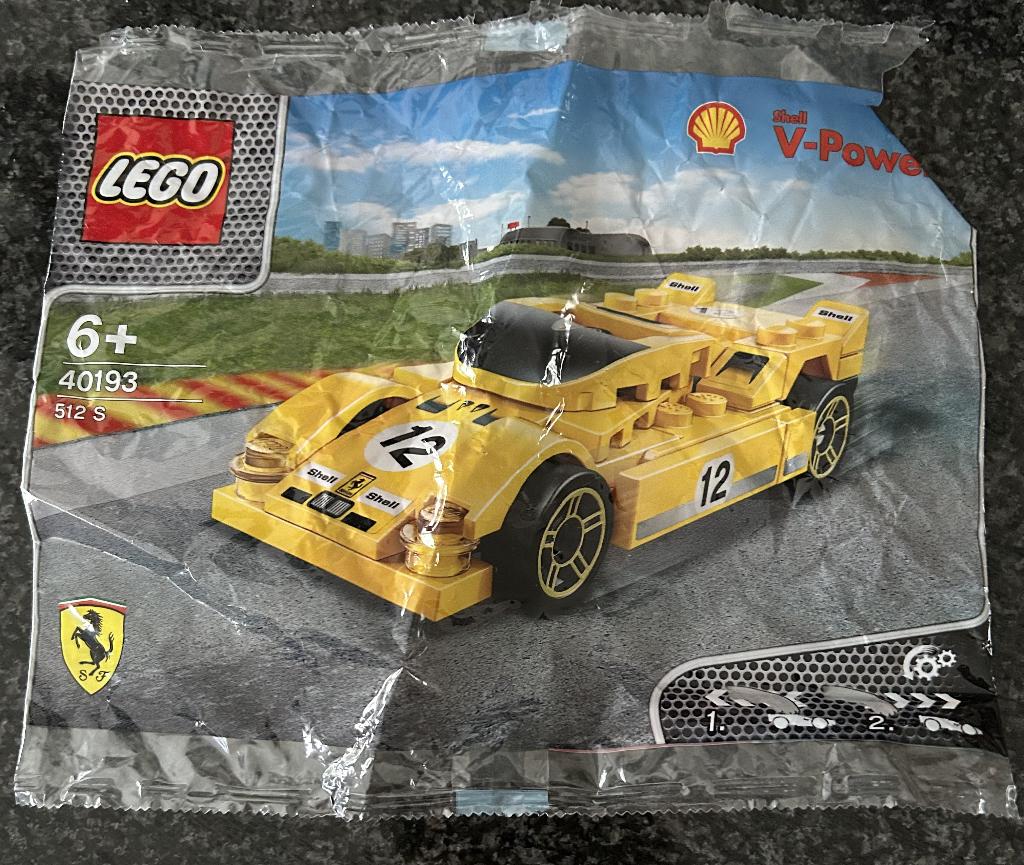 LEGO Ferrari 512 S (Polybag) Shell V-Power Series 40193, Ophalen of Verzenden, Gebruikt, Complete set, Lego