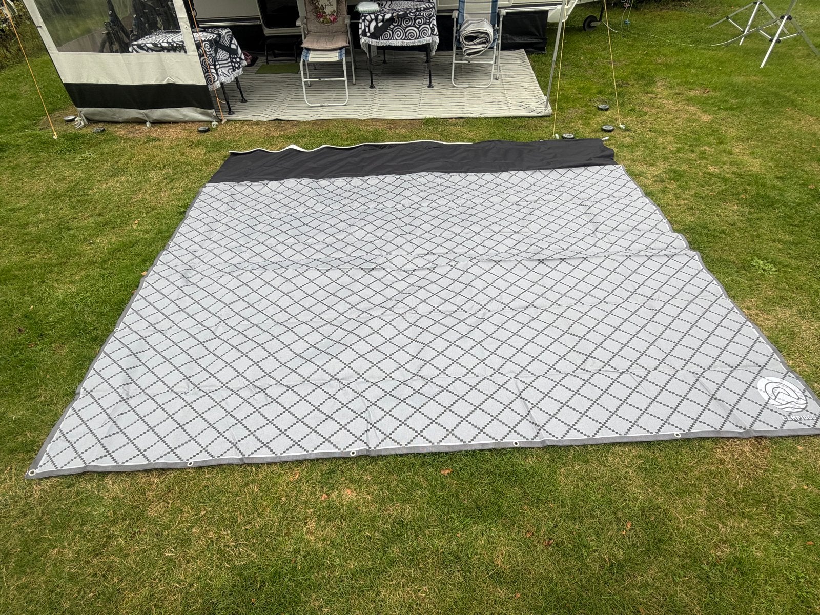 Grondzeil caravan met pees - 350x250 cm, Caravans en Kamperen, Ophalen of Verzenden, Nieuw