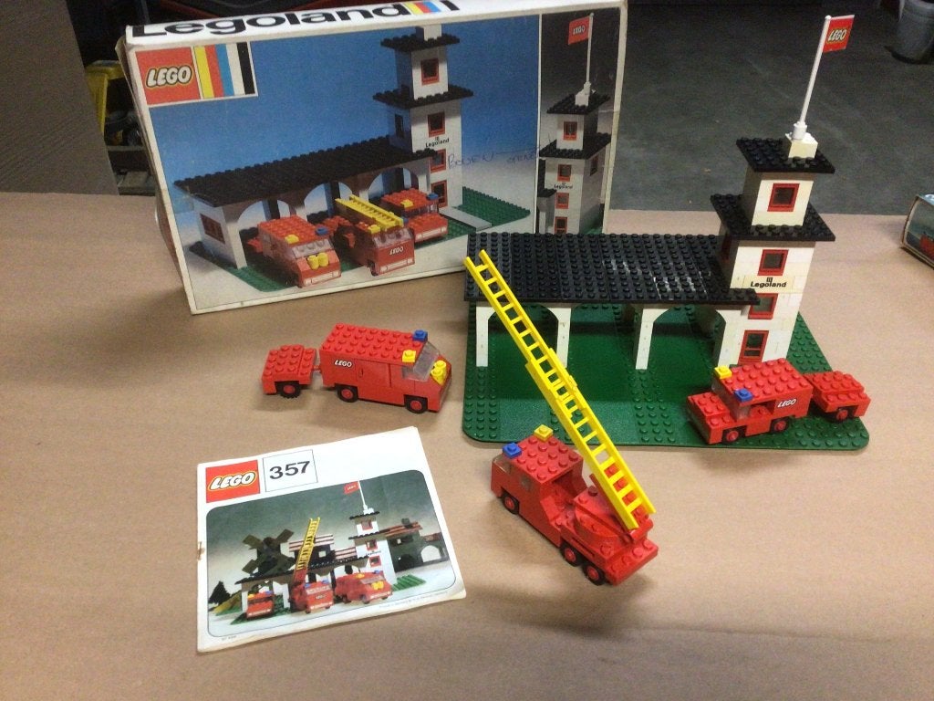 lego 357 brandweer firestation, Ophalen of Verzenden, Zo goed als nieuw