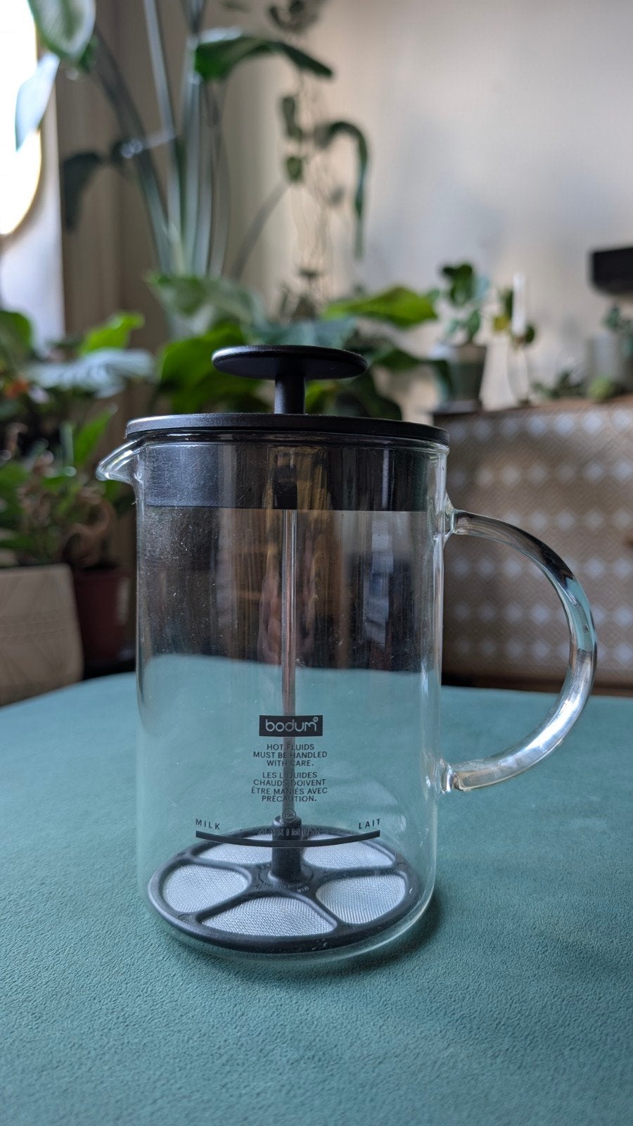 Nieuwe Bodum Latteo handmatige melkopschuimer (250 ml), Ophalen of Verzenden, Nieuw, Handmatige melkopschuimer
