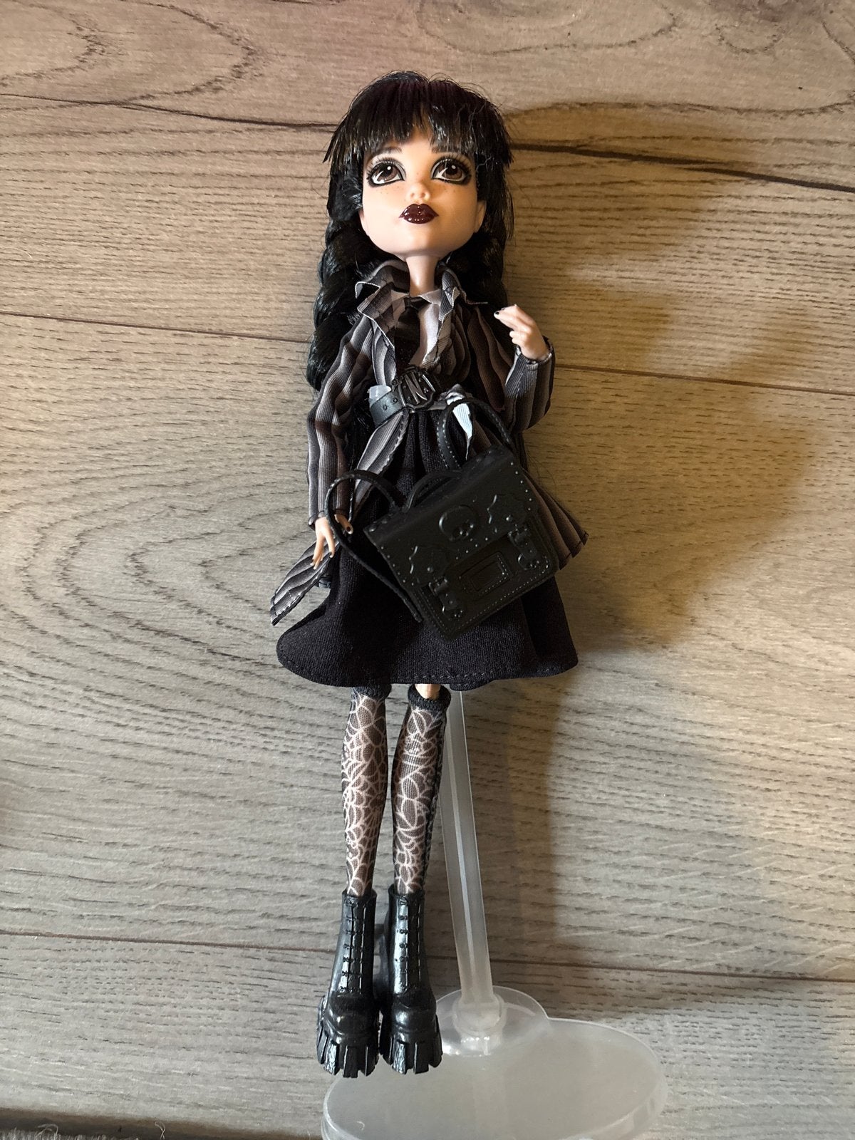 Monster High Wednesday Addams pop, Kinderen en Baby's, Speelgoed | Poppen, Ophalen of Verzenden, Zo goed als nieuw, Overige typen