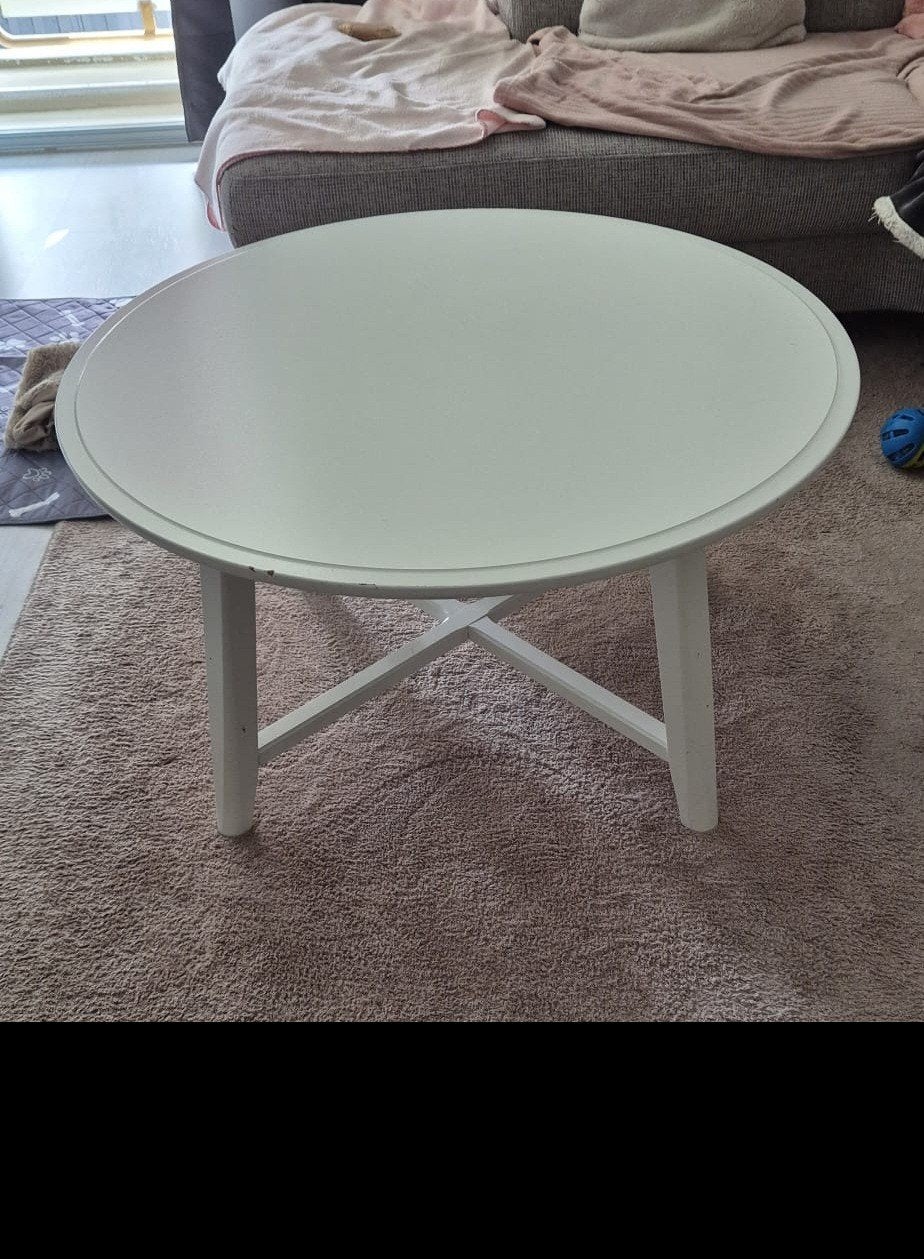 Ikea Kragsta salontafel wit, Ophalen, Gebruikt