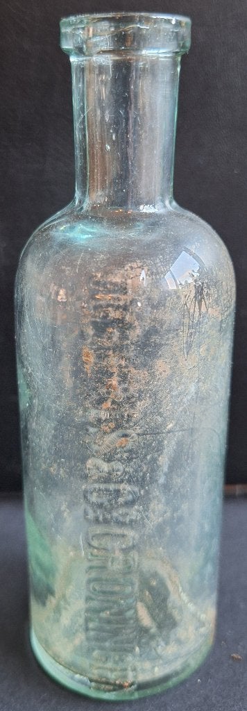 Oud flesje - Egbert's en Co Groningen - S 491, Ophalen of Verzenden