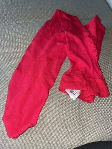 H&m maillot 146 152 broek rood rode legging, Verzenden, Nieuw, Meisje, Broek