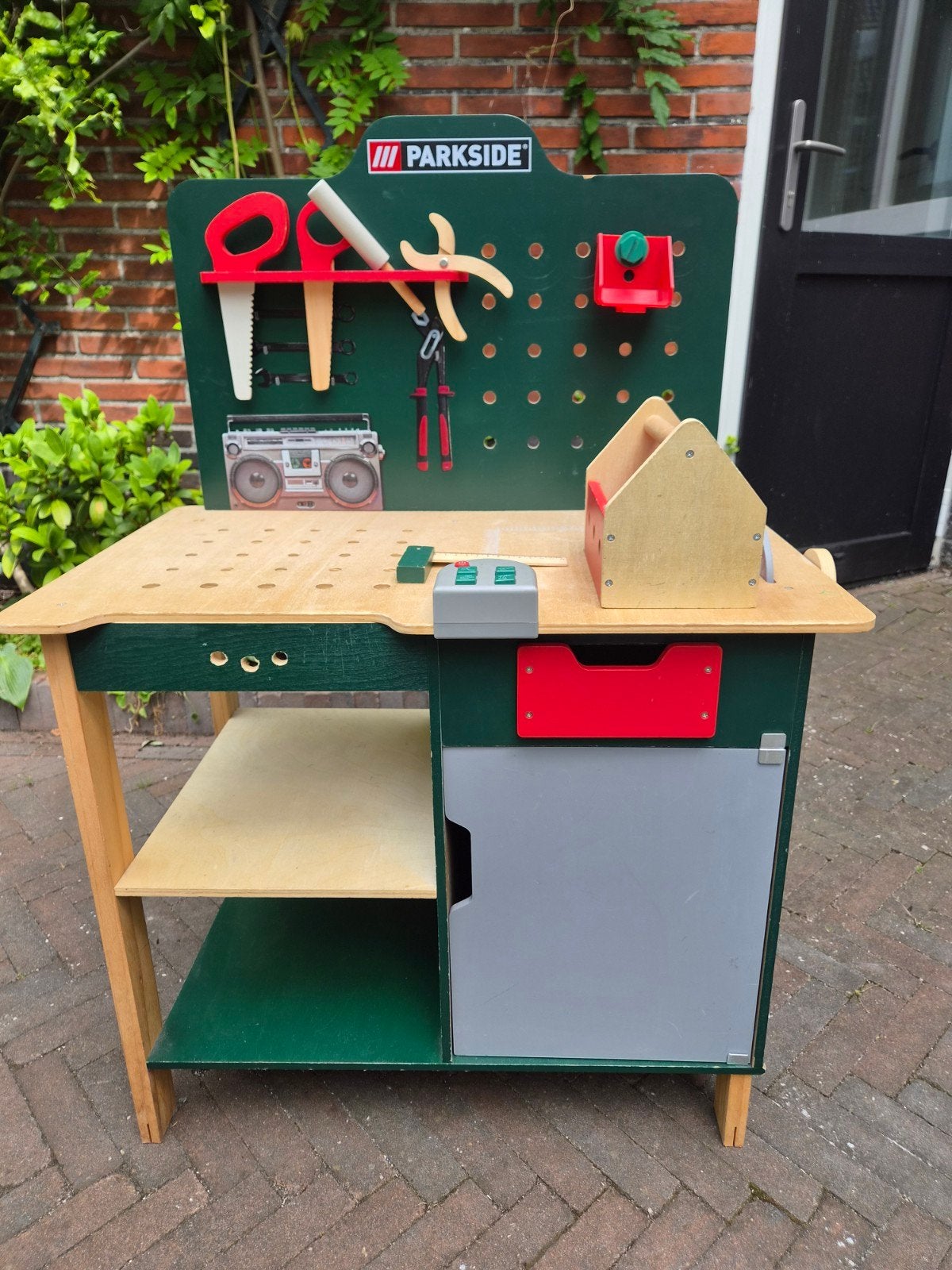 Parkside Kinderwerkbank met gereedschap, Ophalen, Gebruikt, Bouwen