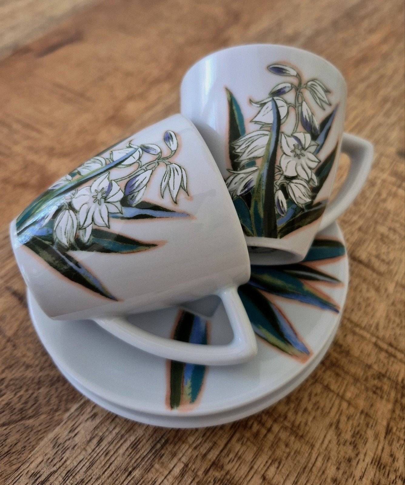 Nespresso Espresso 'Floral Palm' 100 ml, Overige merken, Nieuw, Ophalen of Verzenden, Overige stijlen