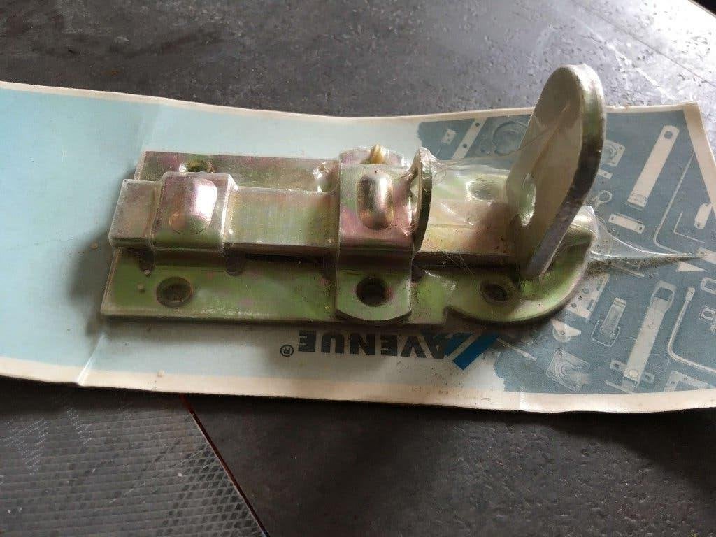 Schuif met slootoog 100mm verzinkt, Ophalen of Verzenden, Nieuw, IJzer, Schuif of Grendel