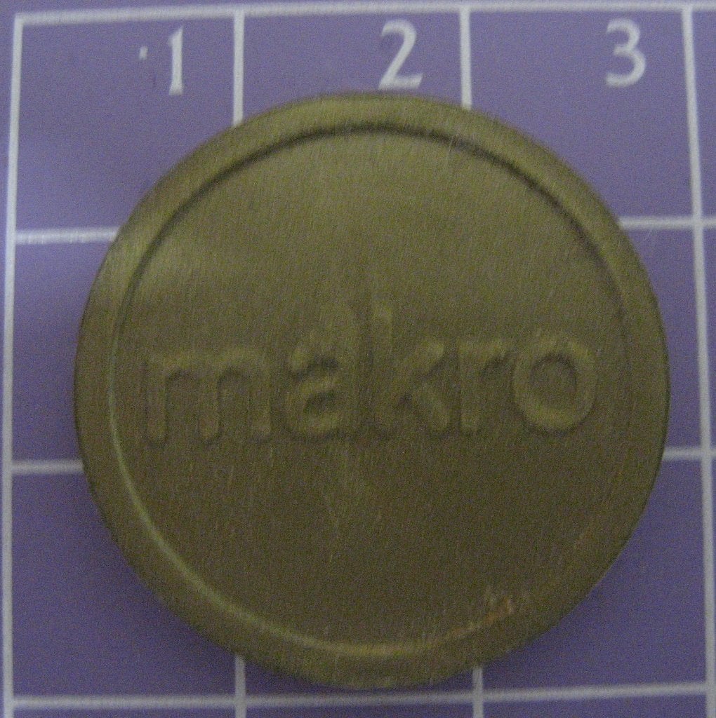 Winkelwagenmunt Makro, Ophalen of Verzenden