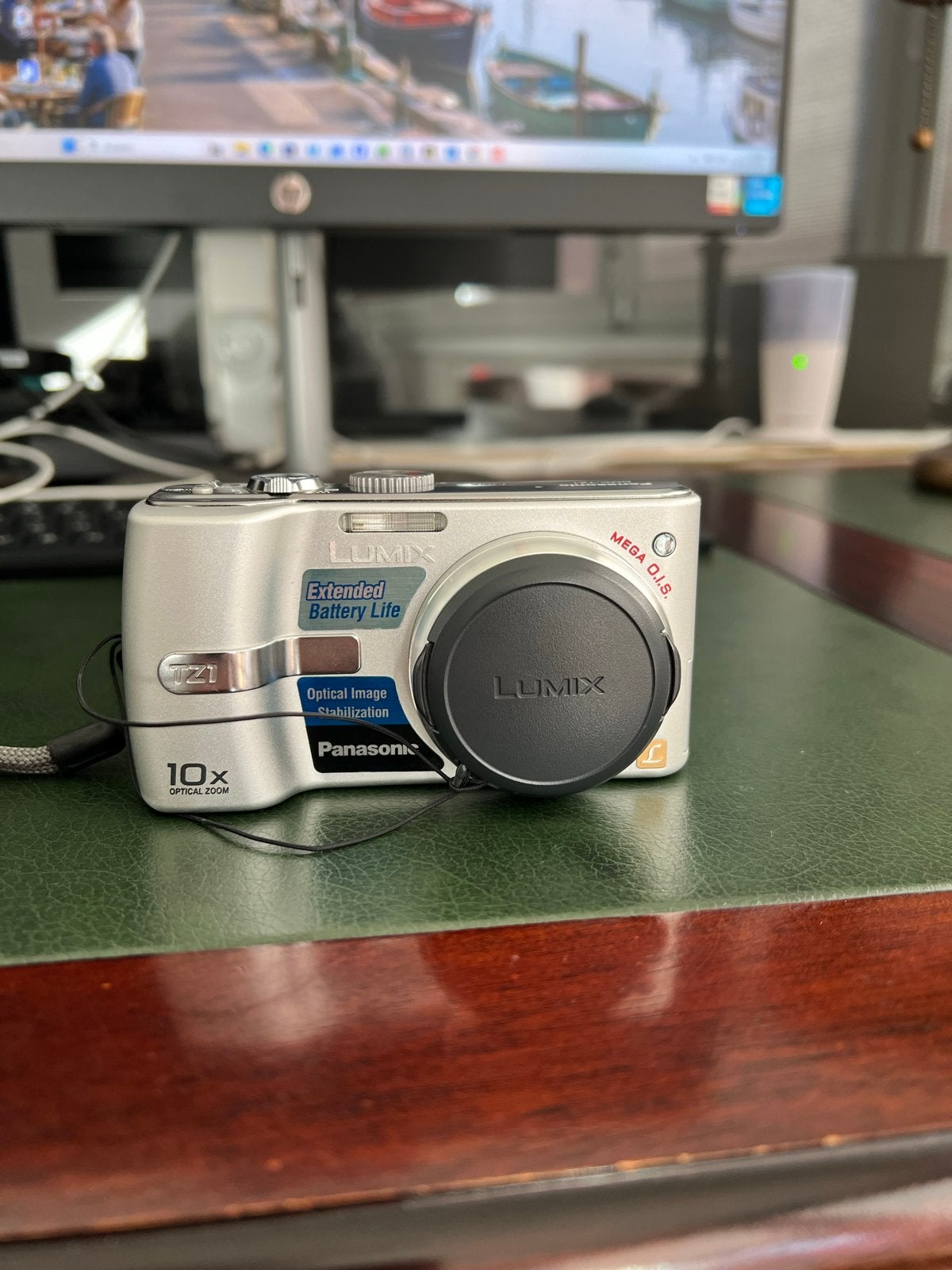 Panasonic Lumix DMC-TZ1 Compactcamera met 10x optische zoom, Gebruikt, Panasonic, Beeldstabilisatie, Ophalen of Verzenden