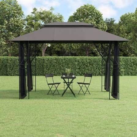 Paviljoen 3x4, partytent prieel crème GRATIS BEZORGD!, Verzenden, Partytent, Minder dan 4 meter, Nieuw