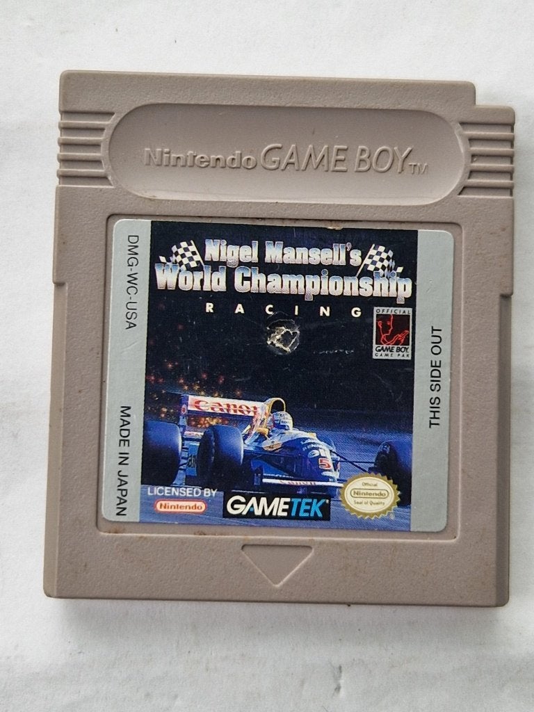 nigel mansell's WORLD CHAMPIONSHIP racing, Gebruikt, 1 speler, Racen en Vliegen, Ophalen of Verzenden