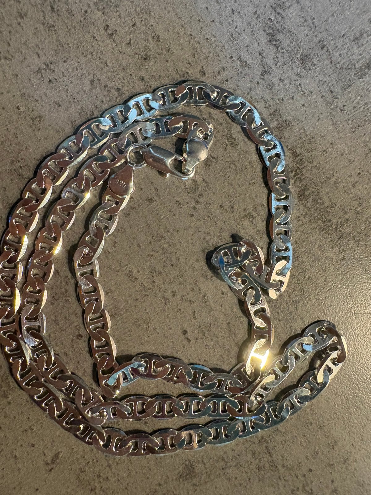 Zilveren Gucci Schakelketting 925 - 60 cm -, Ophalen of Verzenden, Zo goed als nieuw, Zilver