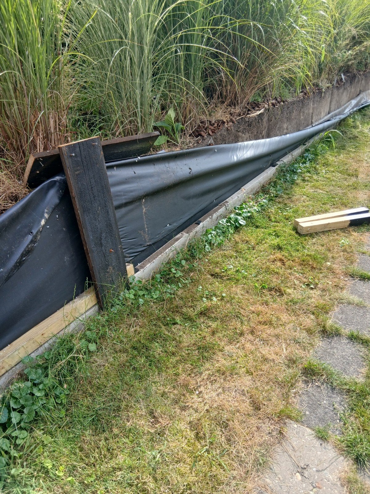 Ca 15x opsluitband 6 bij 20, grijs beton, Ophalen, Overige materialen, Minder dan 3 meter