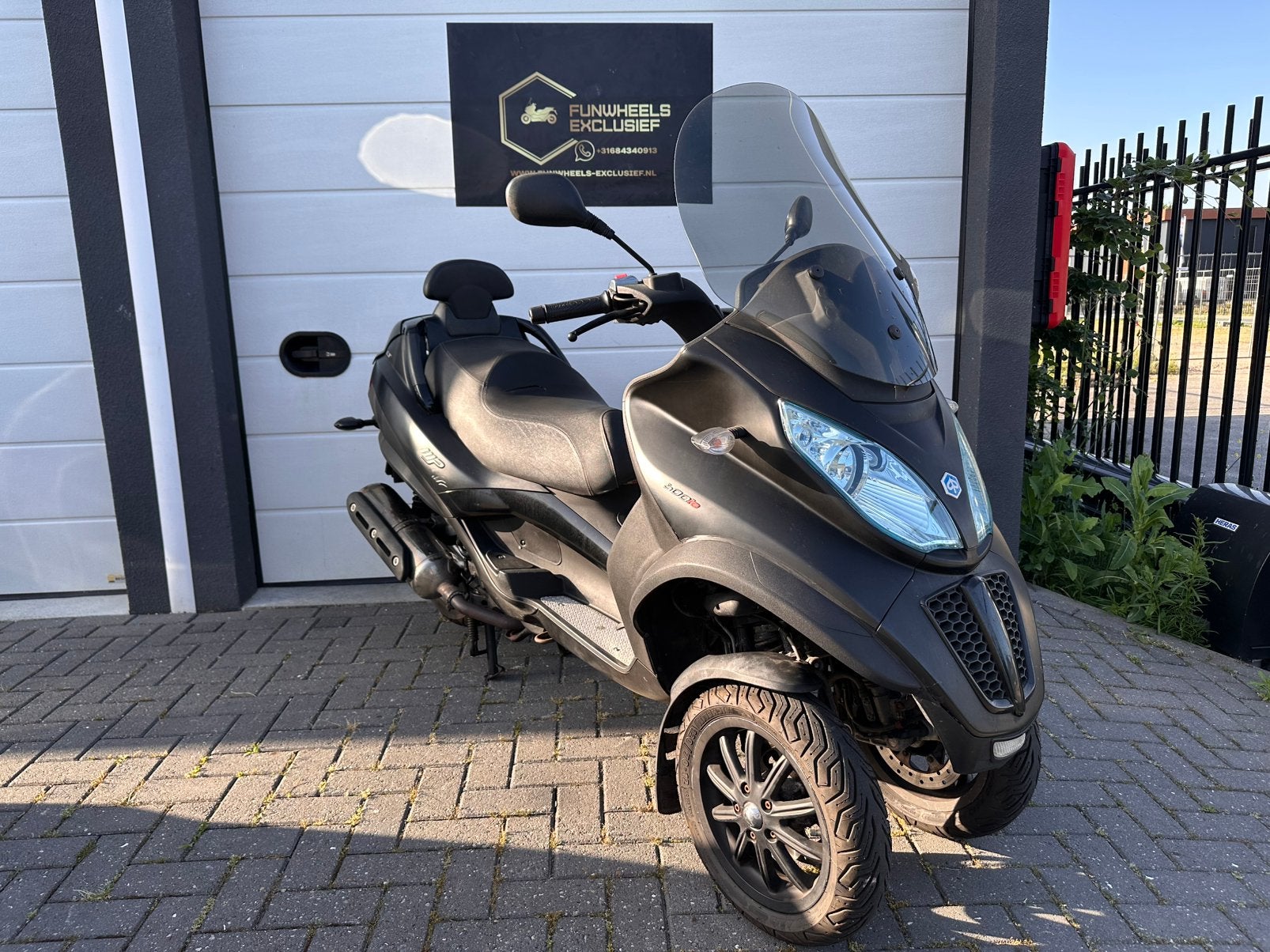 Piaggio MP3 500 LT Sport Matzwart | 2012 | Autorijbewijs B