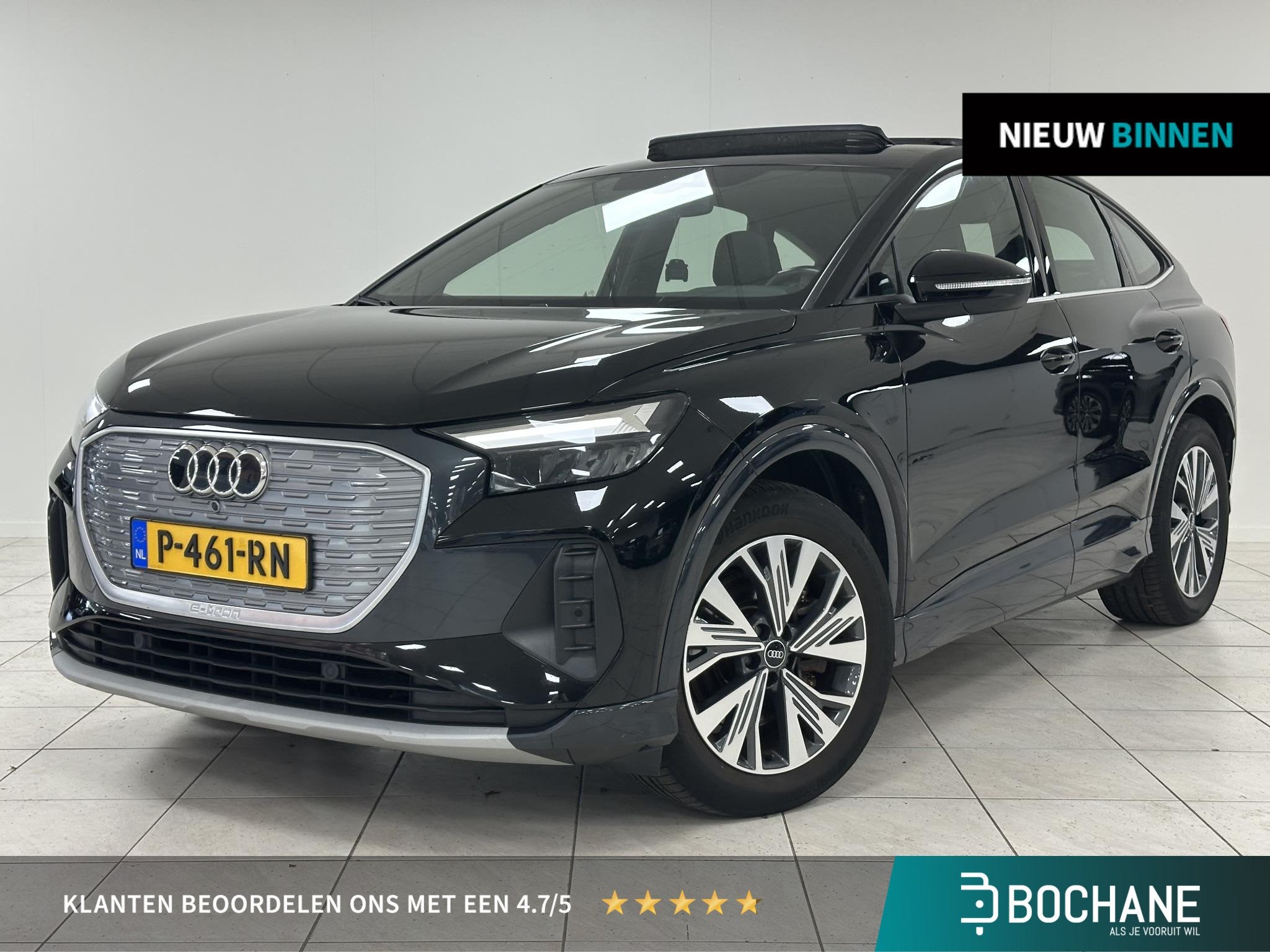 Audi Q4 Sportback e-tron 40 S edition 77 kWh | SOH 89% | ELE, Auto's, Achterwielaandrijving, Gebruikt, Met garantie (alle), Zwart