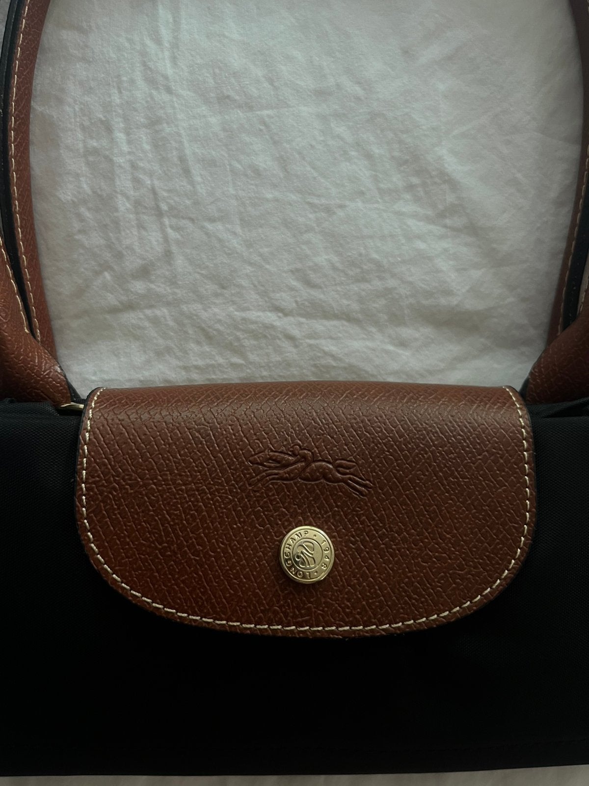 Longchamp tas maat S, Verzenden, Zo goed als nieuw, Blauw, Schoudertas