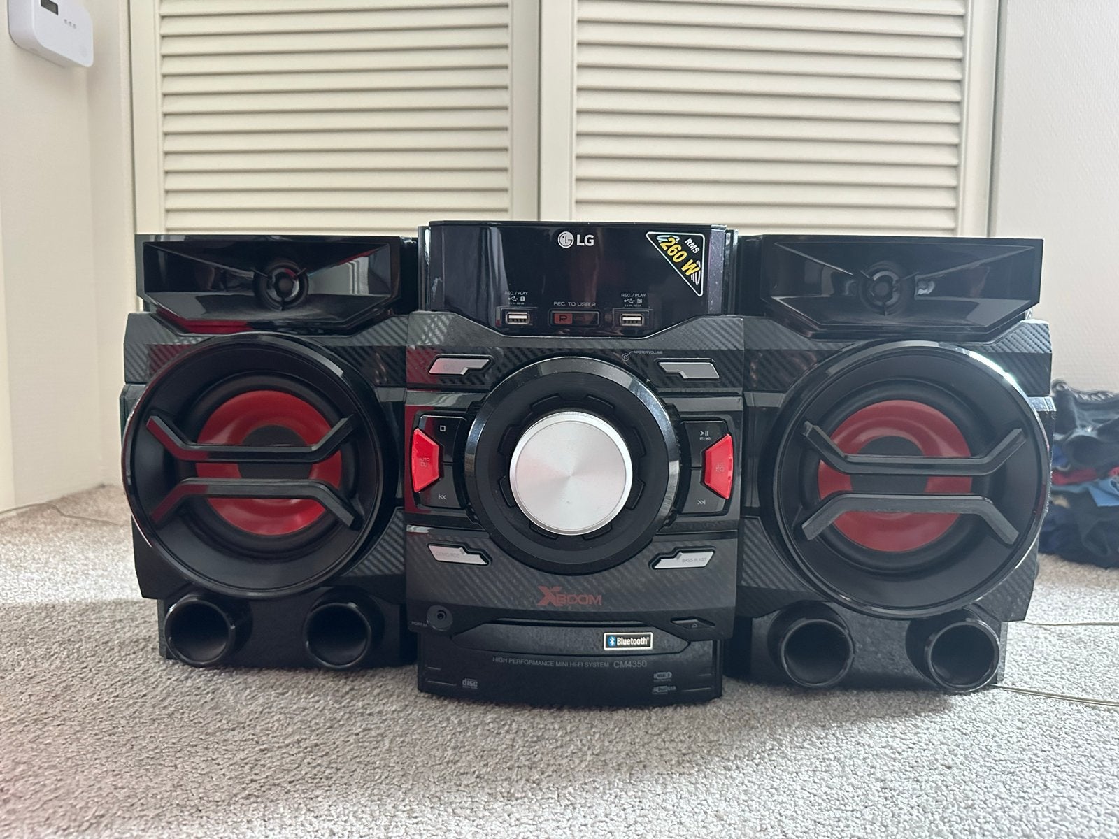 LG XBOOM 260W Microset met afstandsbediening, Overige merken, Gebruikt, Ophalen of Verzenden, Microset