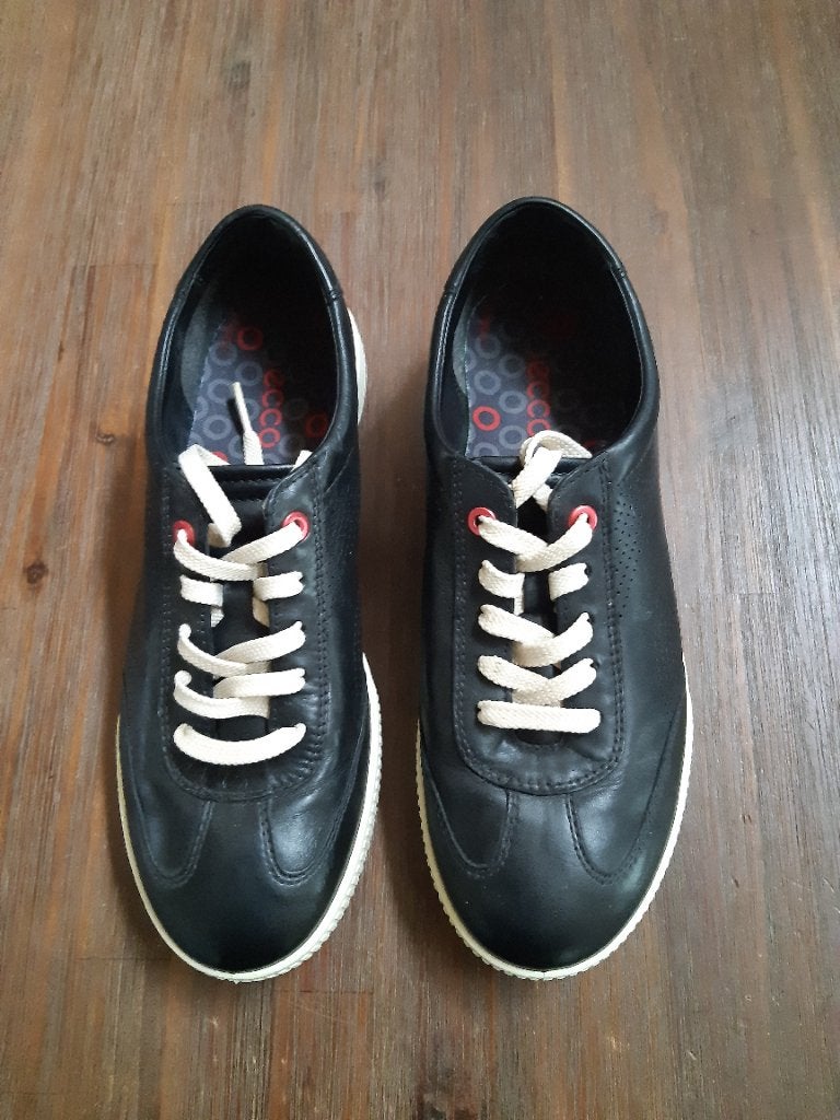 ECCO LEREN DAMES SCHOENEN MAAT 39, Kleding | Dames, Schoenen, Ecco, Blauw, Ophalen of Verzenden, Sneakers of Gympen